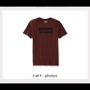 Levies bard new red t shirt